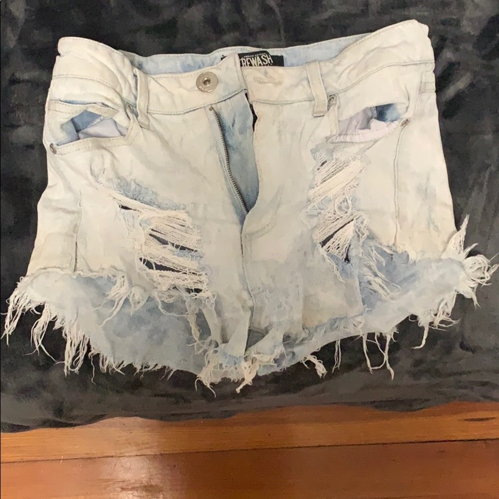 Blue shorts